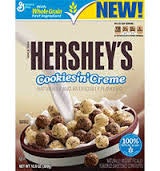 General Mills Hershey Cookies n Creme Cereal